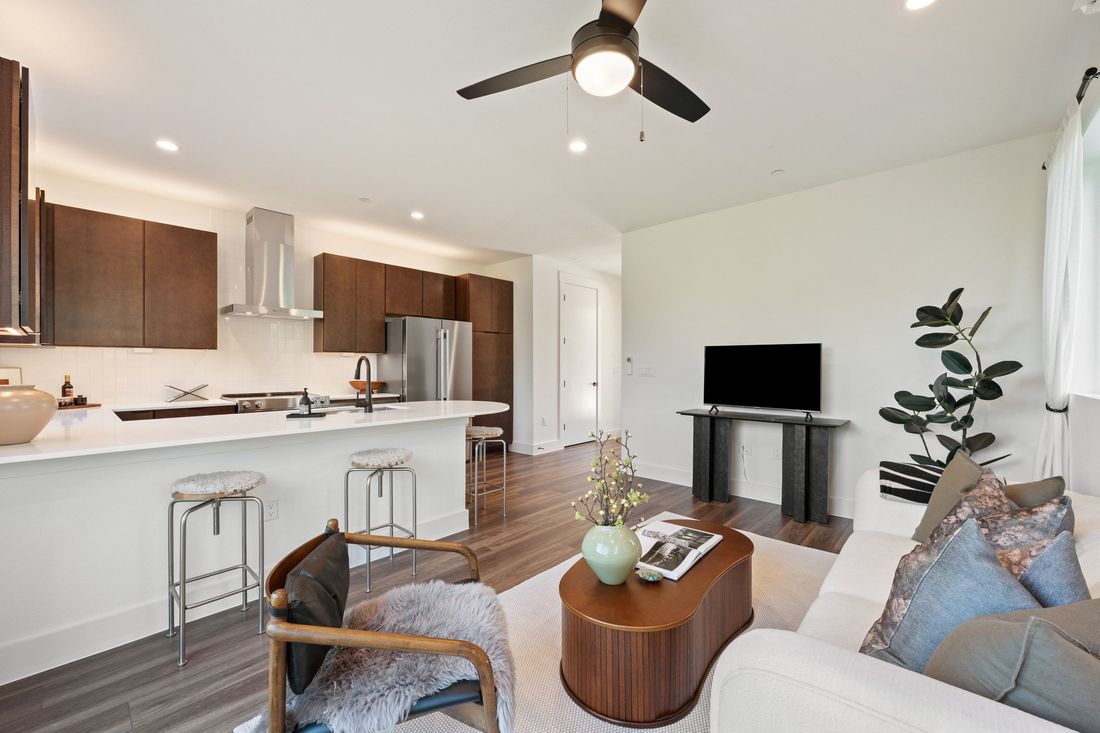 Perch kitchen with island seating